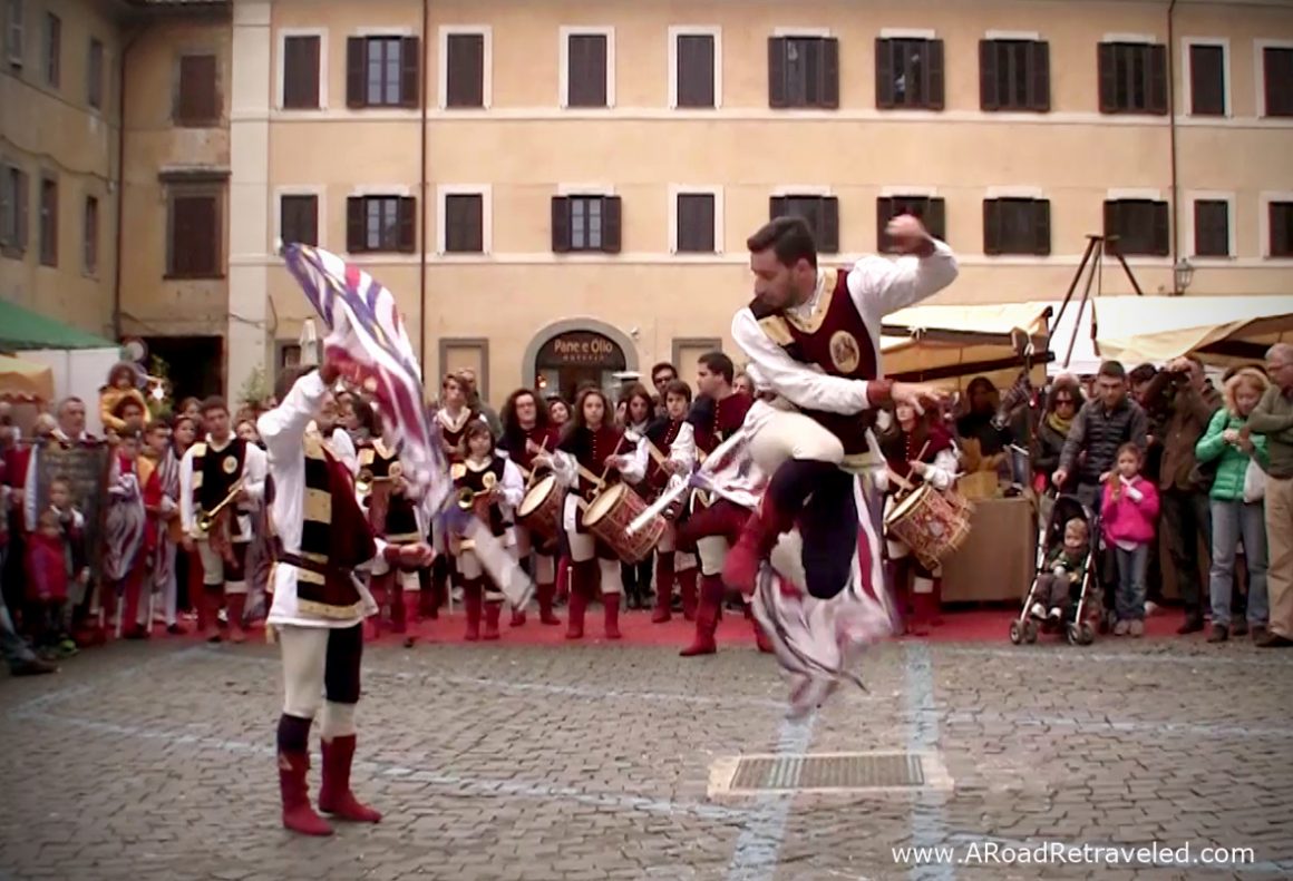 Sbandieratori - Italian Flag Throwers - A road Re Traveled