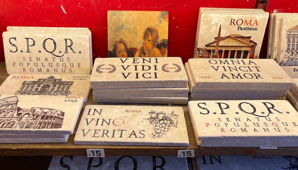 Veni Vidi Vici_ I came I saw I conquered Julius Caesar Souvenir Shops in Rome